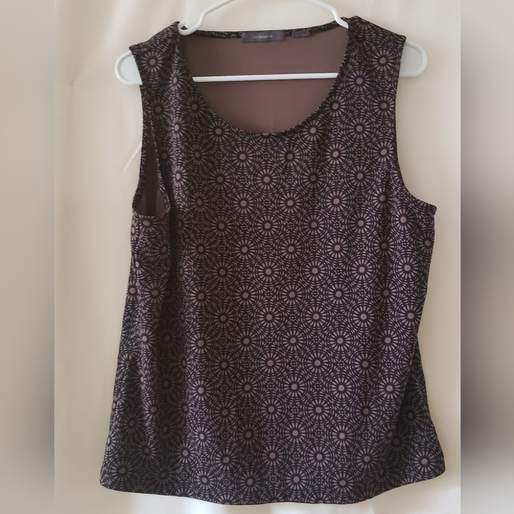 Original Liz Claiborne Olive Green and Black top